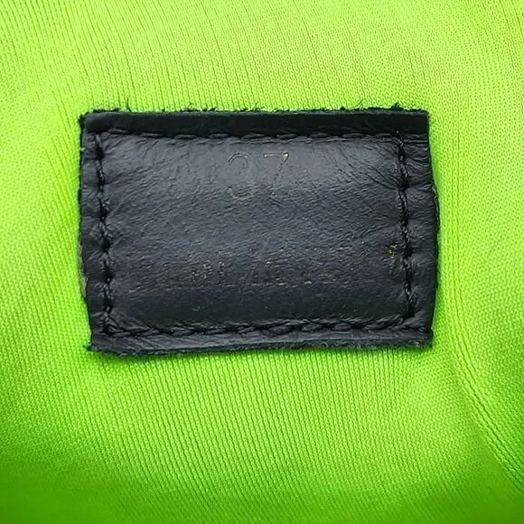 Versace Chain Reaction Women’s Sneakers Neon Green EU 37 US 6.5 - Preowned - Picture 9 of 9